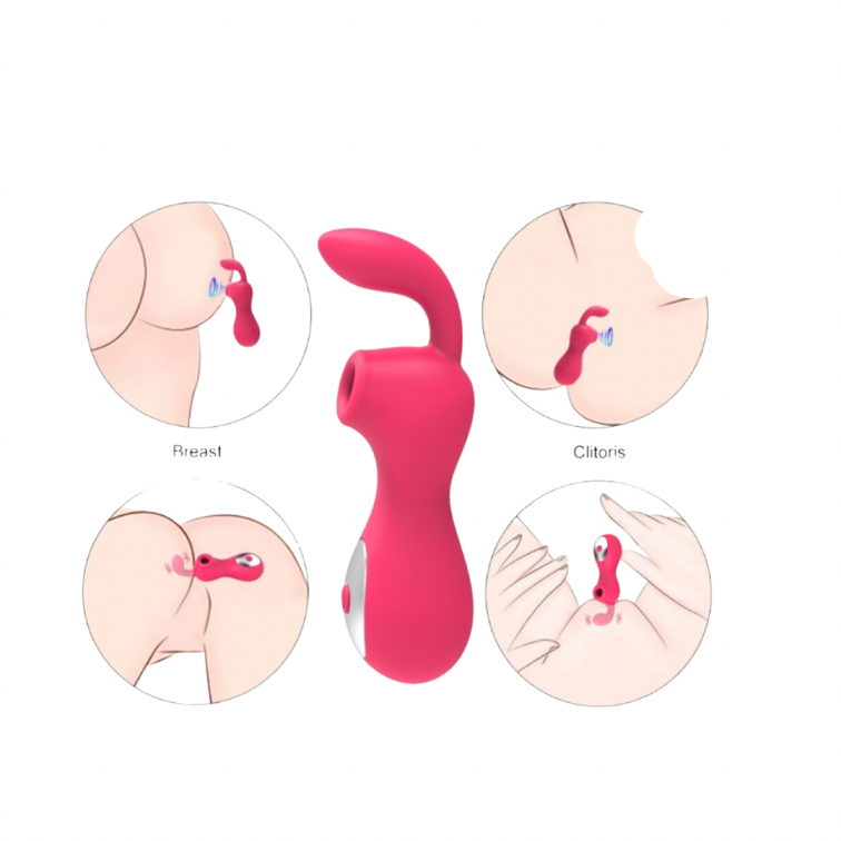 Conejo Estimulador Kundalini - Suavidad, succión y placer que te sigue el ritmo - Imagen 2